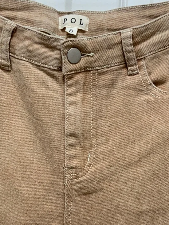 Two-Tone Tan & Mustard Women’s Jeans - Picture 3 of 8